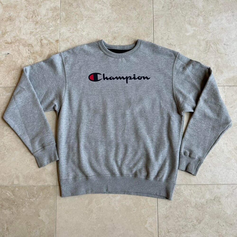 Champion Fleece Crewneck. Mens Size Large.